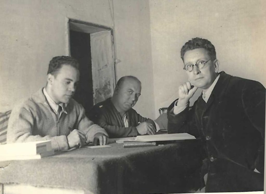 Renzo Cabib e Bruno Pincherle. Anno 1940.